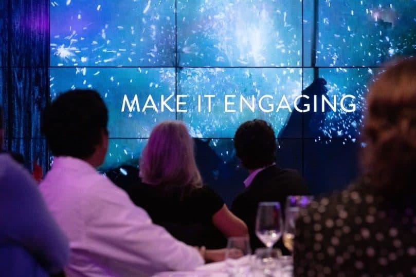 'Make it Engaging' on screen | Presentation by Ties Top at ENGAGE VIP 2018