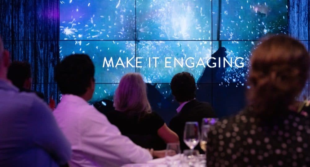 'Make it Engaging' on screen | Presentation by Ties Top at ENGAGE VIP 2018