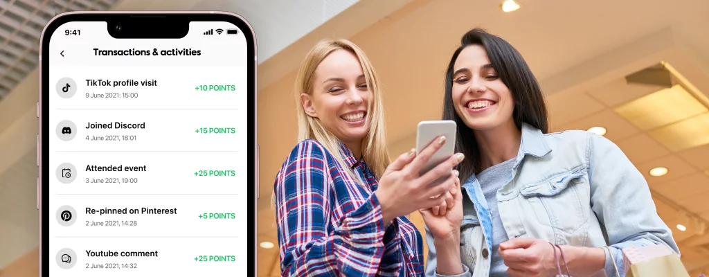 Examples of activities to reward in a loyalty program
