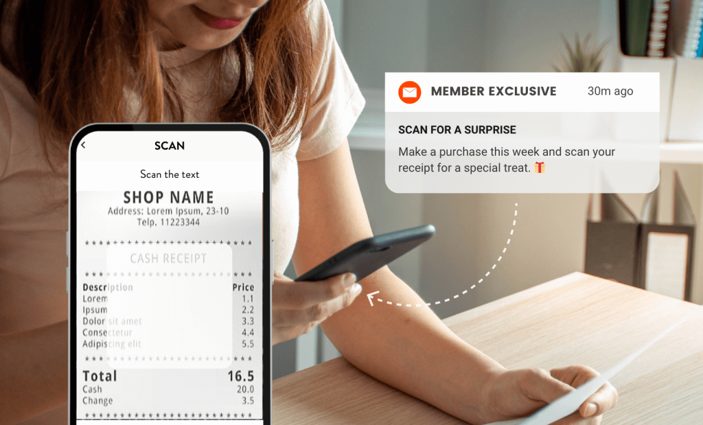 m-wise Scan receipt for surprise