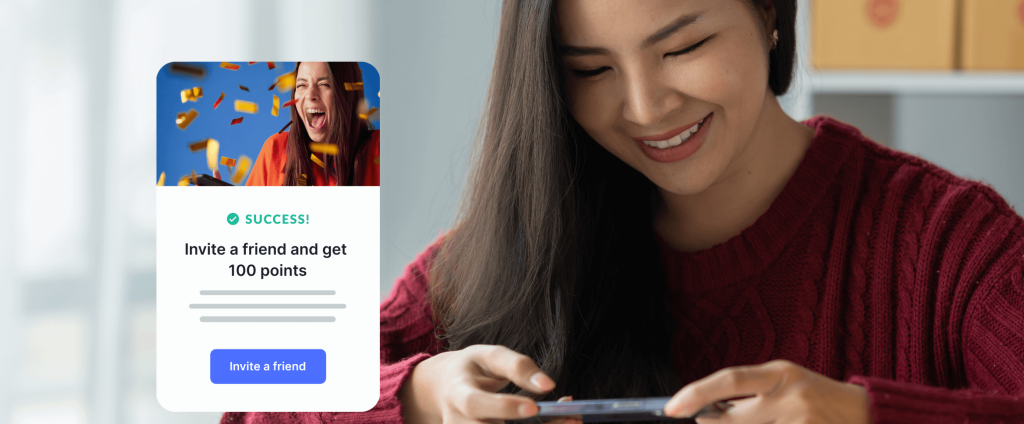 Invite a friend loyalty feature