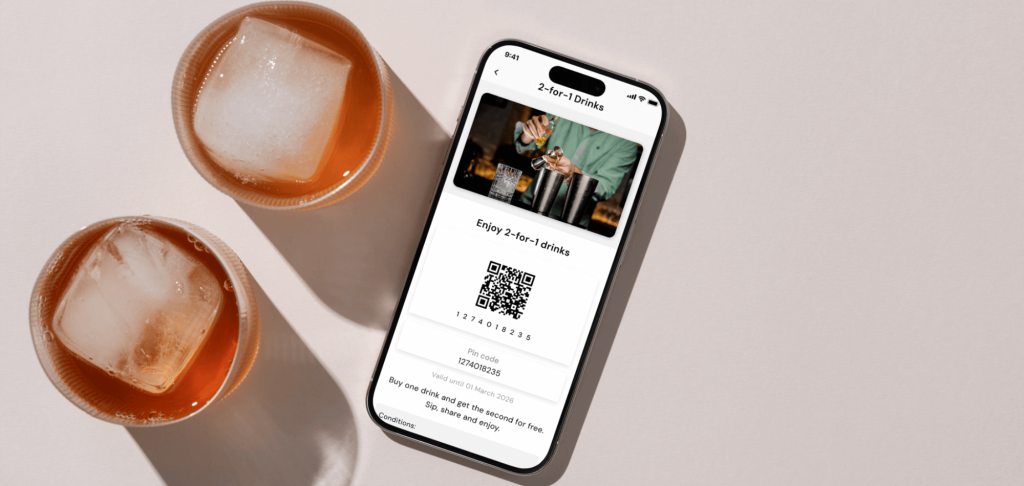 Loyalty 2-for-1 drinks offer