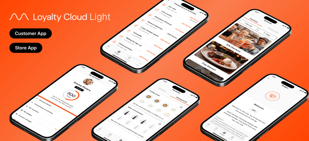 m-wise Loyalty Cloud Light overview of customer app