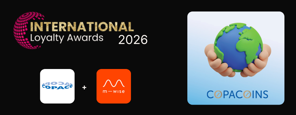 Copacoins m-wise International Loyalty Awards 2026 finalist